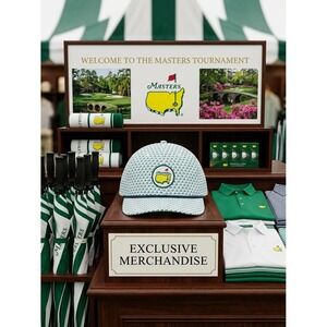 Masters‎ 2026 Hat Augusta National Golf GREEN UMBRELLA Men's Viral Rope Hat